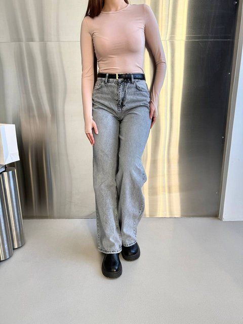 Джинси сірі в стилі ZARA 100220 фото